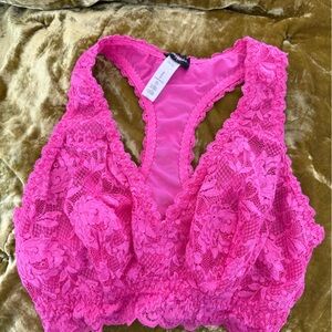 Cosabella Curvy Pink Lace Bralette